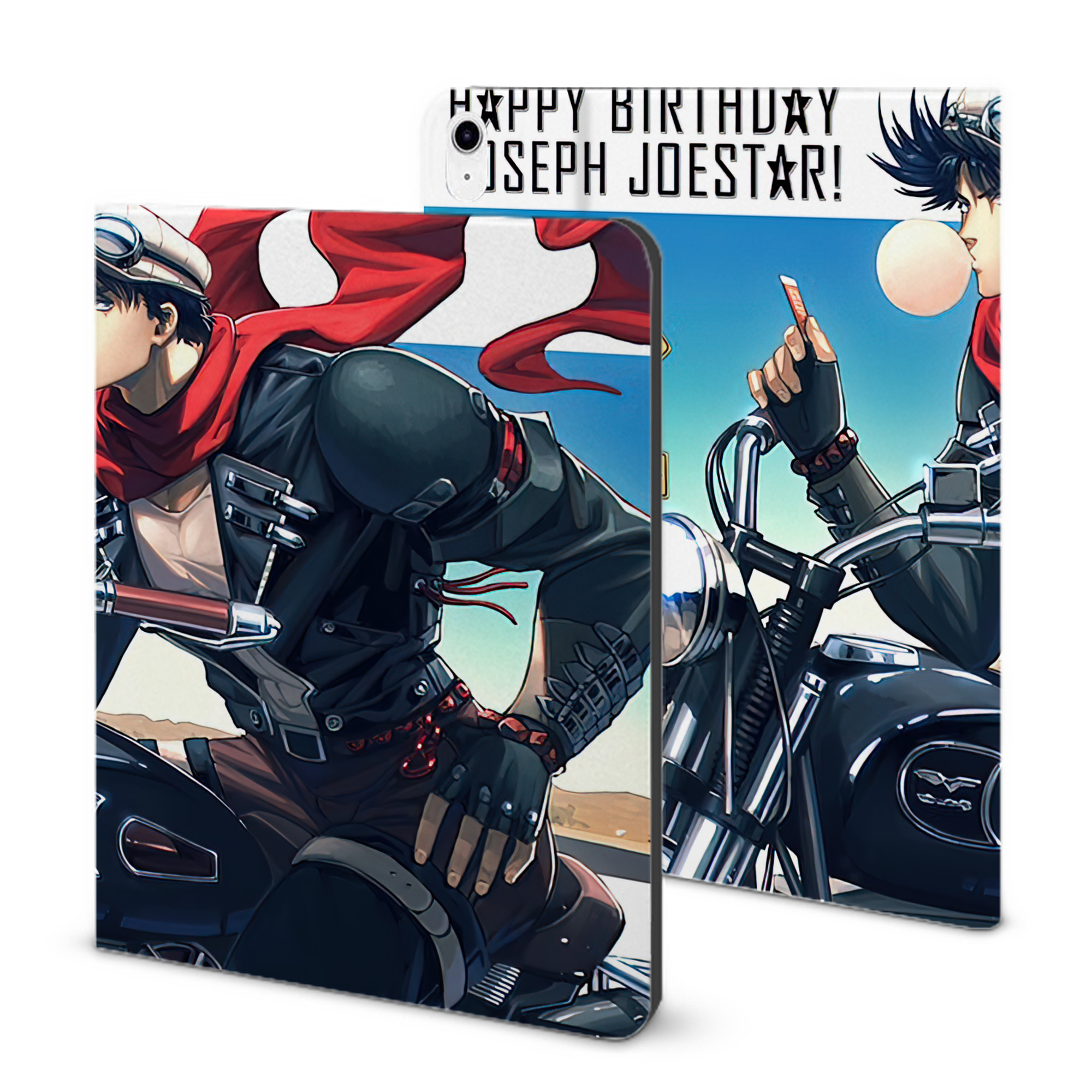 （画像用） ジョジョの奇妙な冒険 JoJo's Bizarre Adventure IPad ケース ブック型 PUレザー TPU 耐衝撃 軽量 薄型 ペン収納なし 全面保護 IPad 各モデル対応